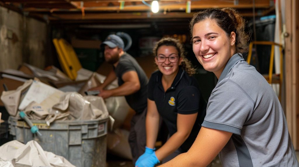 basement attic cleanup